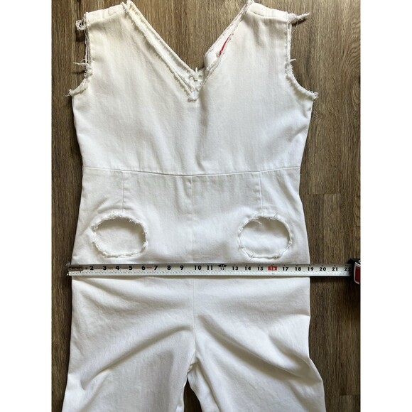 Virginia Bizzi Luxury Brand Jumpsuit white Size Small - Picture 6 of 7
